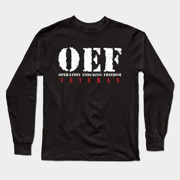 Afghanistan War Veteran Long Sleeve T-Shirt by 461VeteranClothingCo